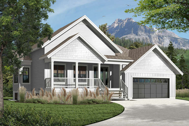 House Plan House Plan #13585 Front Elevation 