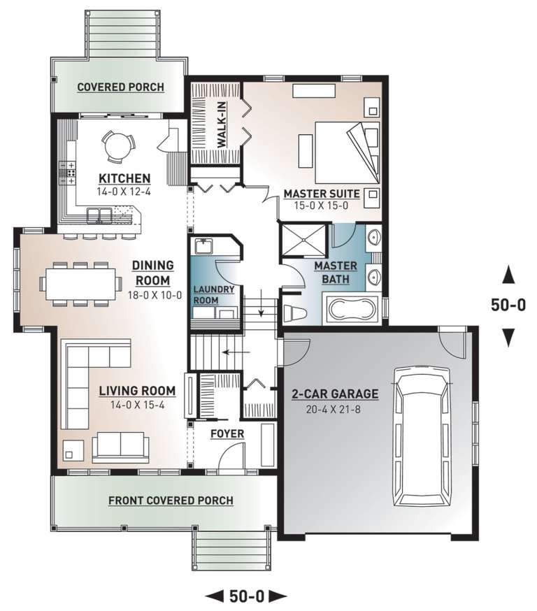 House Plan House Plan #13585 Drawing 1
