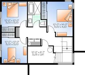 Basement Floor Plan for House Plan #034-00981