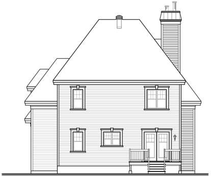 European House Plan #034-00984 Elevation Photo