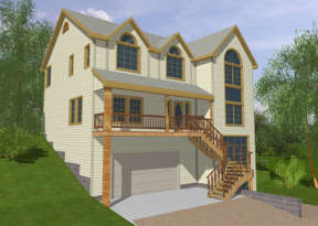 Traditional House Plan #039-00107 Elevation Photo