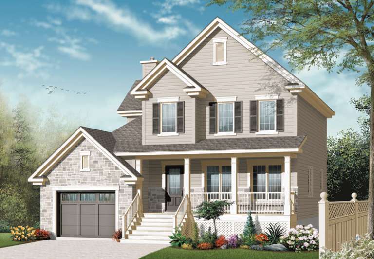House Plan House Plan #13592 Front Elevation