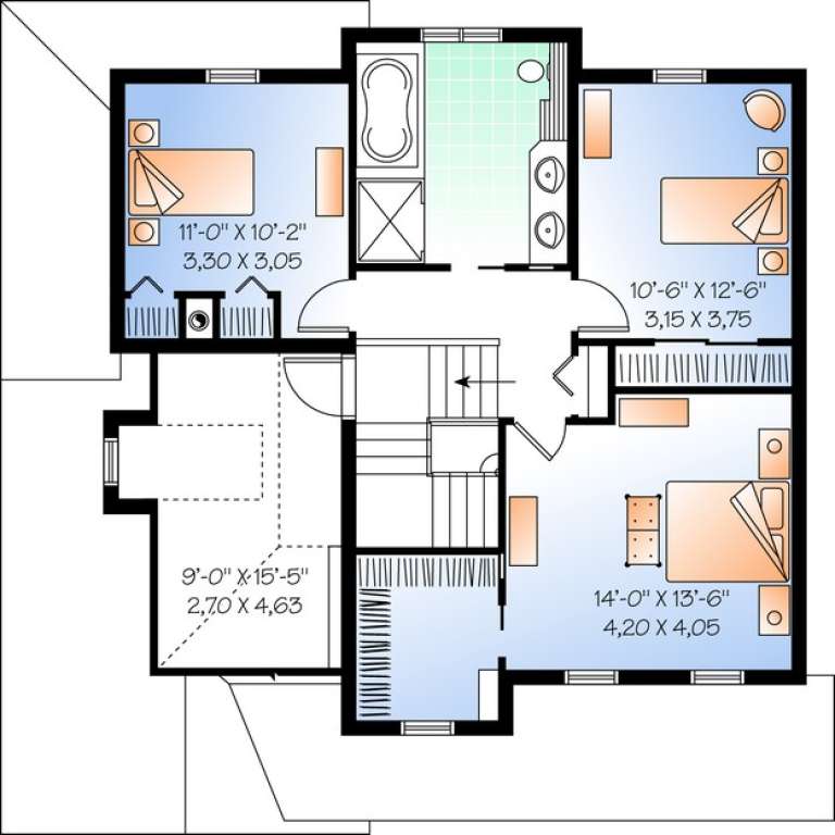 House Plan House Plan #13592 Drawing 2