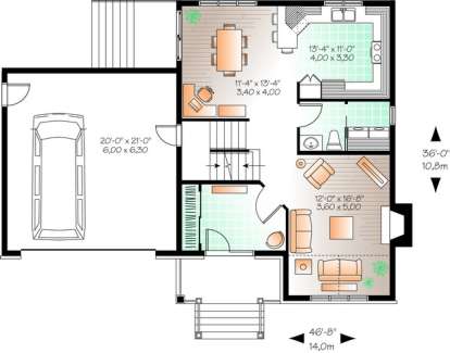 House Plan House Plan #13593 Drawing 1
