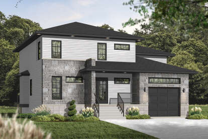 3 Bed, 2 Bath, 2072 Square Foot House Plan - #034-00990