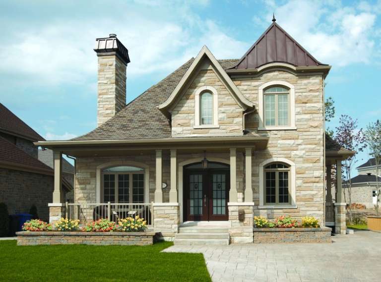 European House Plan #034-00992 Elevation Photo