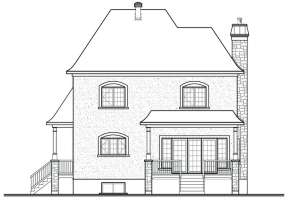 European House Plan #034-00992 Elevation Photo