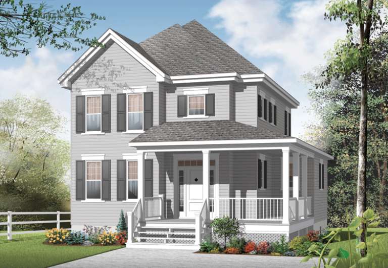 House Plan House Plan #13599 Front Elevation