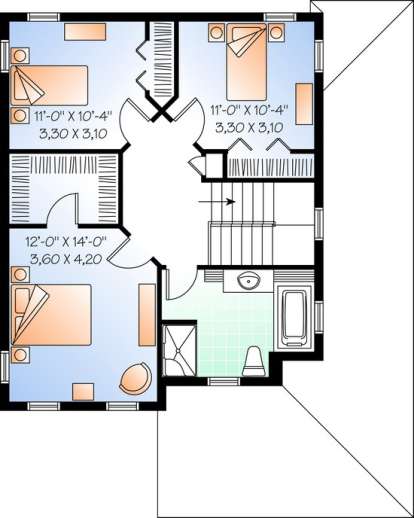 House Plan House Plan #13599 Drawing 2