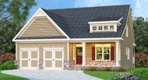 Traditional House Plan #009-00118 Elevation Photo