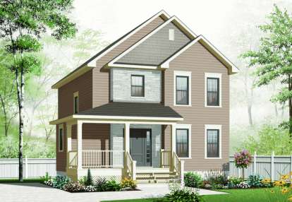 Country House Plan #034-00995 Elevation Photo