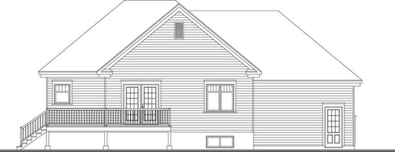 Country House Plan #034-01004 Elevation Photo