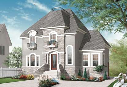 House Plan House Plan #13614 Front Elevation