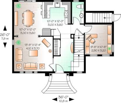 House Plan House Plan #13614 Drawing 1