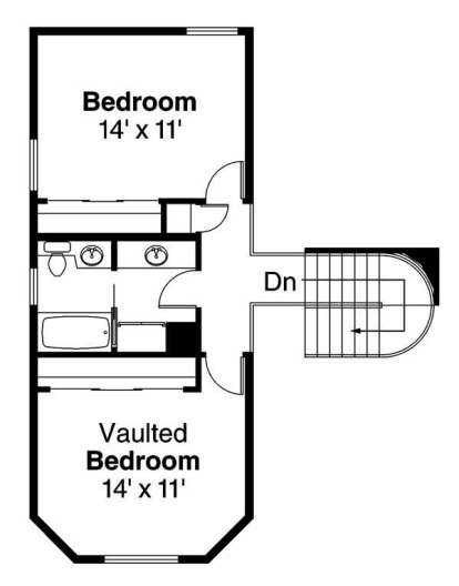 Floorplan 2 for House Plan #035-00568