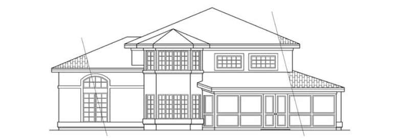 Florida House Plan #035-00569 Elevation Photo