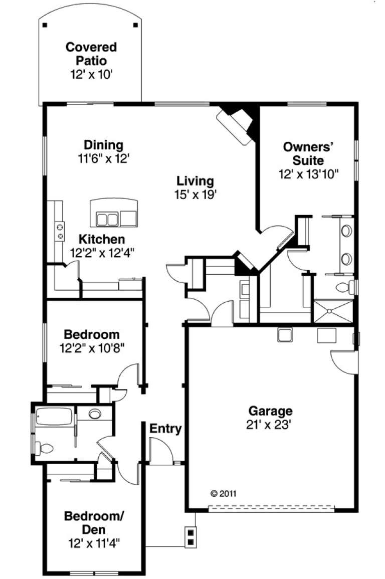House Plan House Plan #13619 Drawing 1