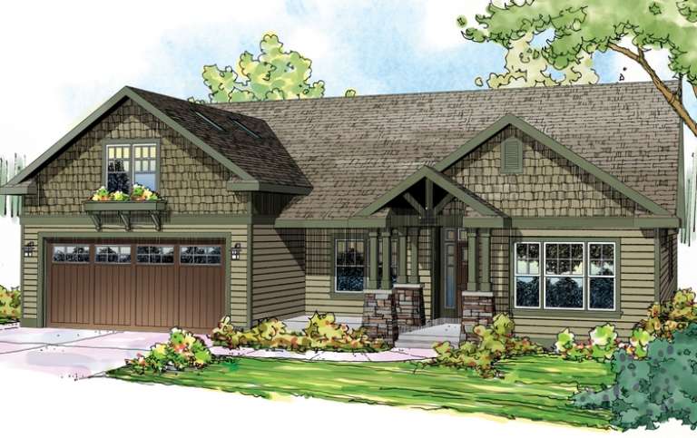 House Plan House Plan #13621 Front Elevation