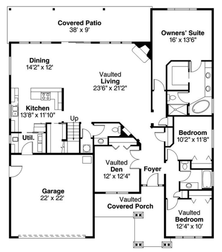 House Plan House Plan #13621 Drawing 1