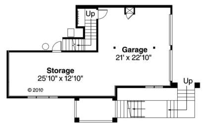 Floorplan 3 for House Plan #035-00576