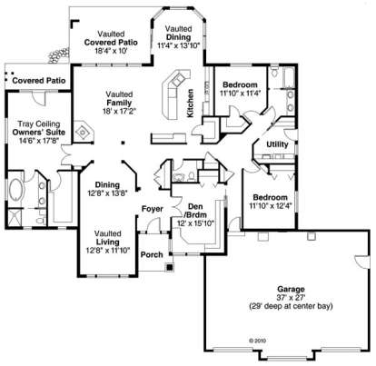 Floor Plan for House Plan #035-00577