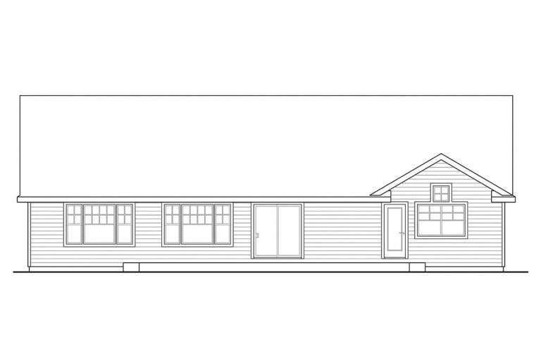 Country House Plan #035-00578 Elevation Photo
