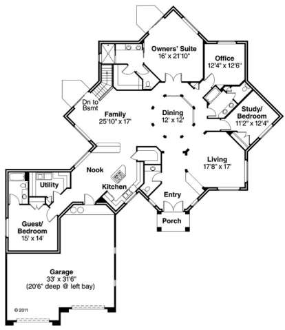 Floor Plan for House Plan #035-00579