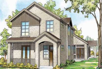 4 Bed, 4 Bath, 2686 Square Foot House Plan - #035-00580