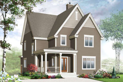 3 Bed, 2 Bath, 2124 Square Foot House Plan - #034-01012