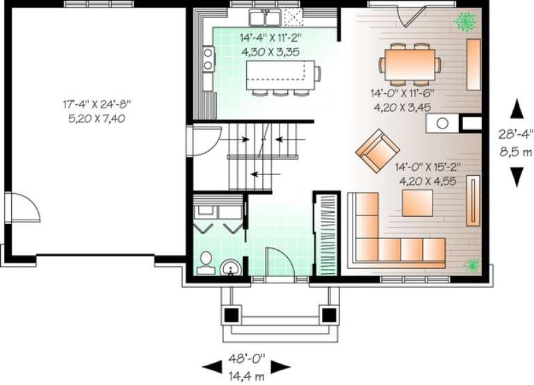 House Plan House Plan #13633 Drawing 1
