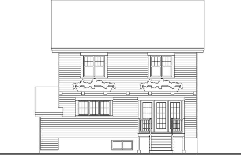 Craftsman House Plan #034-01014 Elevation Photo