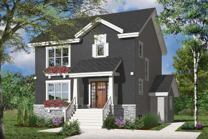 Craftsman House Plan #034-01014 Elevation Photo