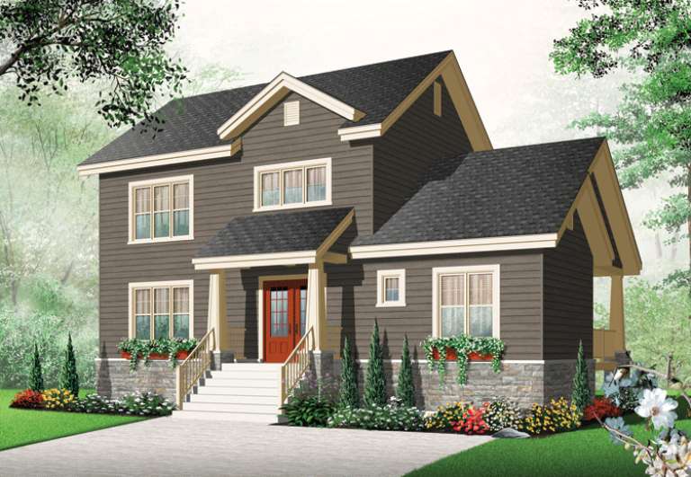 House Plan House Plan #13635 Front Elevation