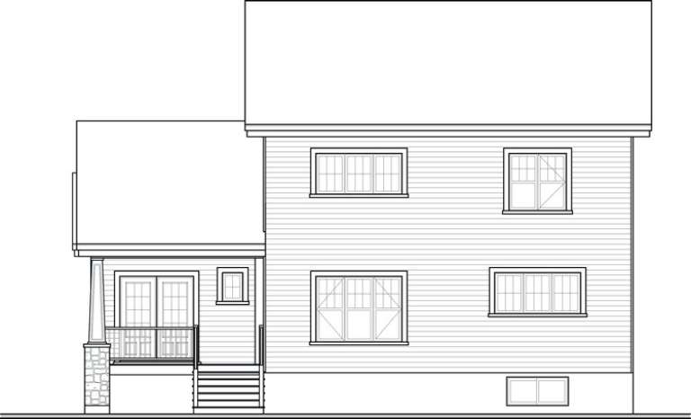 Traditional House Plan #034-01015 Elevation Photo
