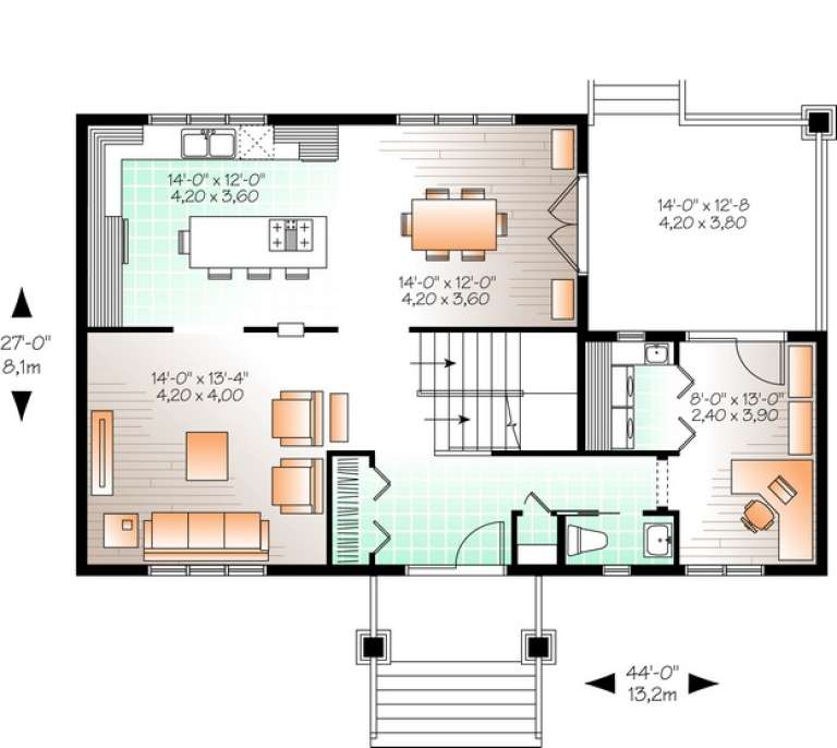 House Plan House Plan #13635 Drawing 1