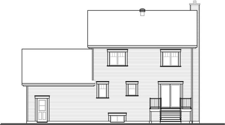 Country House Plan #034-01016 Elevation Photo