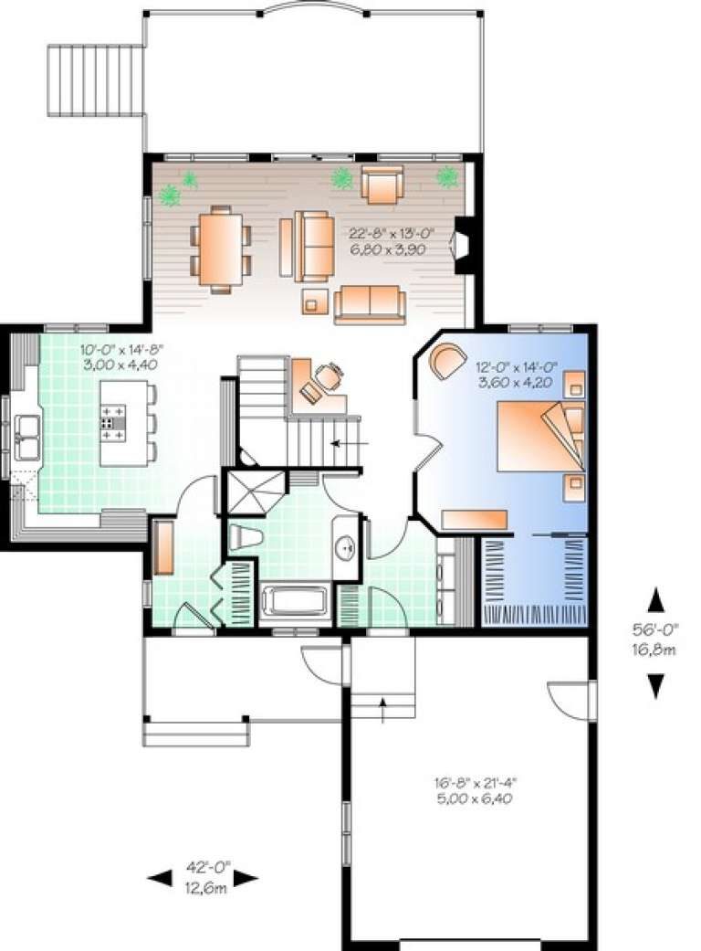 House Plan House Plan #13639 Drawing 2