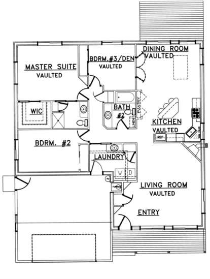 Floorplan for House Plan #039-00112
