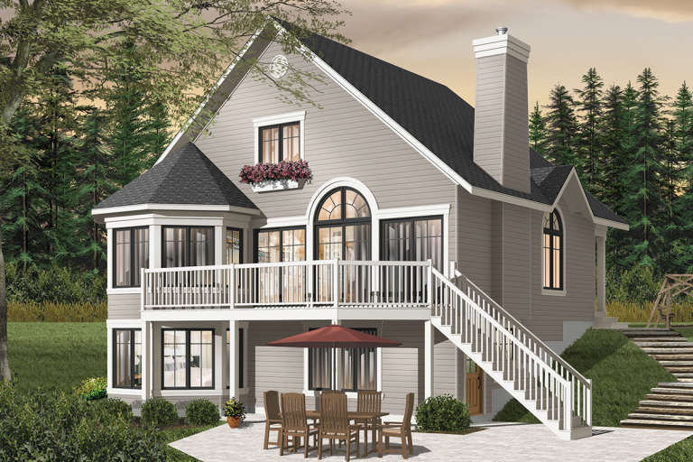 Mountain House Plan #034-01020 Elevation Photo