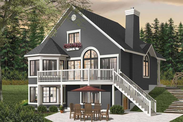 Mountain House Plan #034-01020 Elevation Photo
