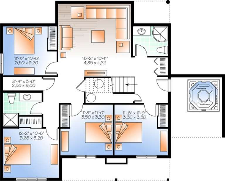 House Plan House Plan #13641 Drawing 1