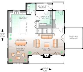 Floorplan 2 for House Plan #034-01021