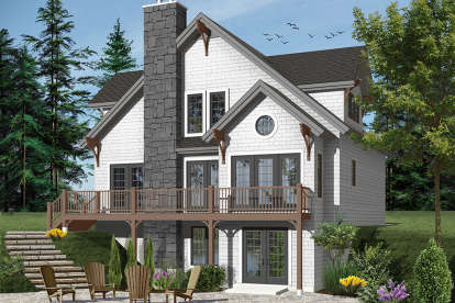 3 Bed, 2 Bath, 2021 Square Foot House Plan - #034-01022