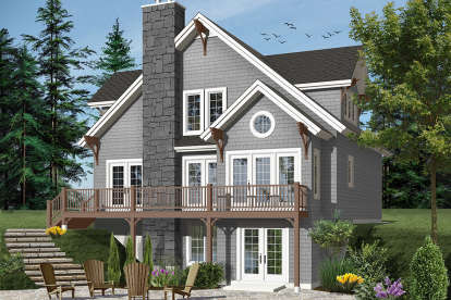 Cottage House Plan #034-01022 Elevation Photo