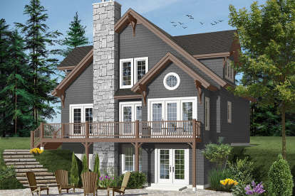 Cottage House Plan #034-01022 Elevation Photo