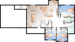 Floorplan 1 for House Plan #034-01026