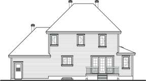 Country House Plan #034-01027 Elevation Photo