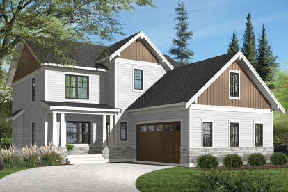 House Plan House Plan #13650 Front Elevation 