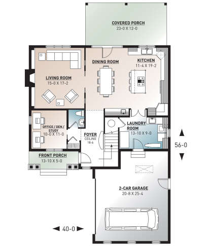 House Plan House Plan #13650 Drawing 1