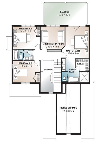 House Plan House Plan #13650 Drawing 2